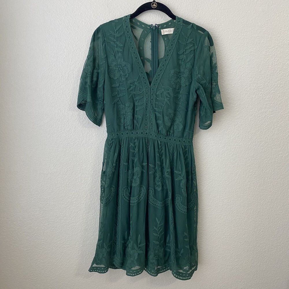 Altar'd State Green Lace Dress